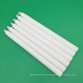 White Tall Fluted Candles Household Candles